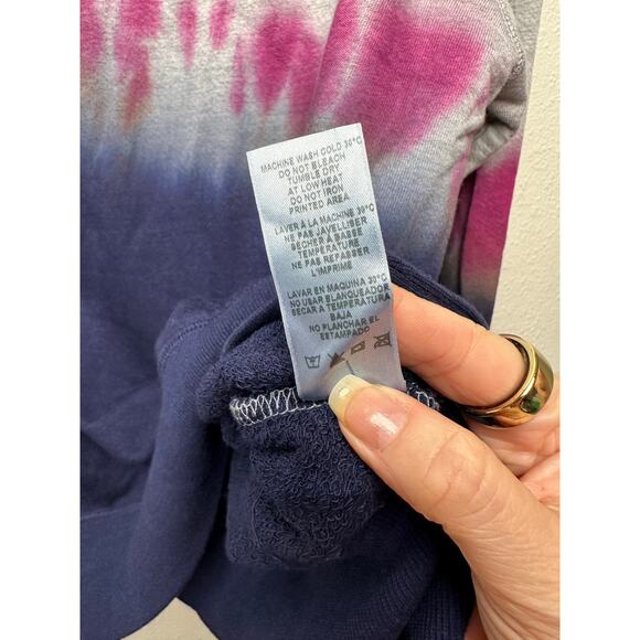 Sundry Sweater Gray Tie Dye Women US 4 Pullover - Picture 11 of 13